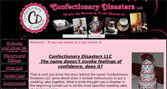Desktop Screenshot of confectionarydisasters.com